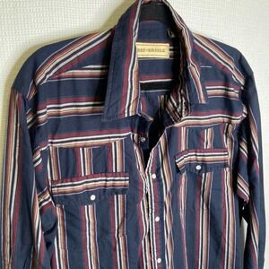 Bit & Bridle‎ | Mens Western Style Shirt XL Striped